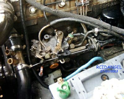 Démontage des durites de chauffage
