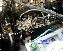 Démontage des durites de chauffage